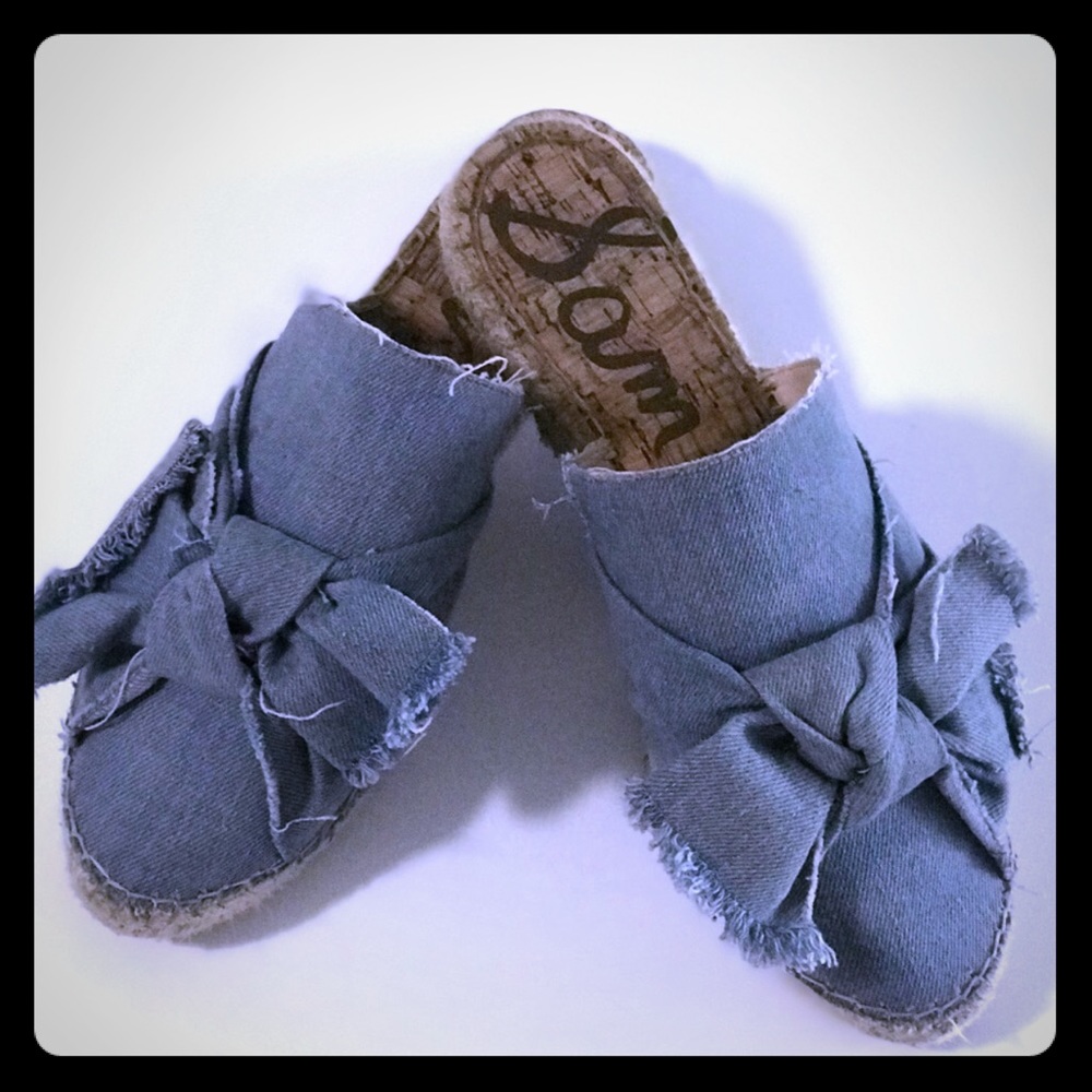 SAM EDELMAN LYNDA DEMIN SHOES SO COMFY SIZE 10M